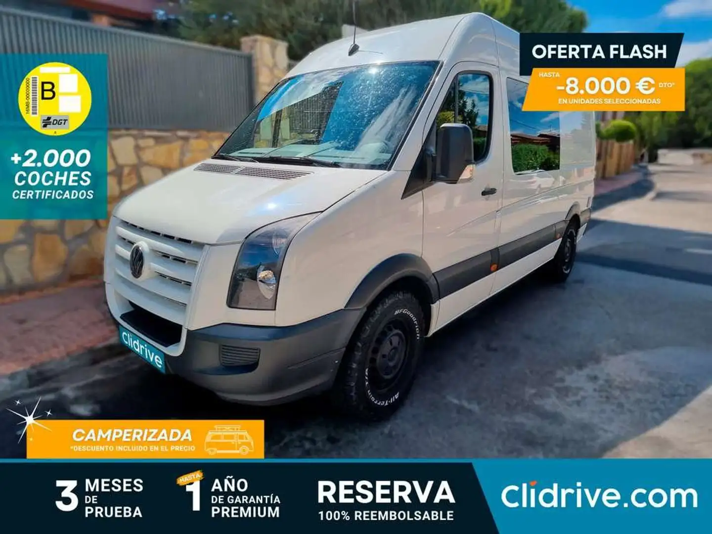 Volkswagen Crafter 30 2.5TDI 136cv Medio Blanco - 1