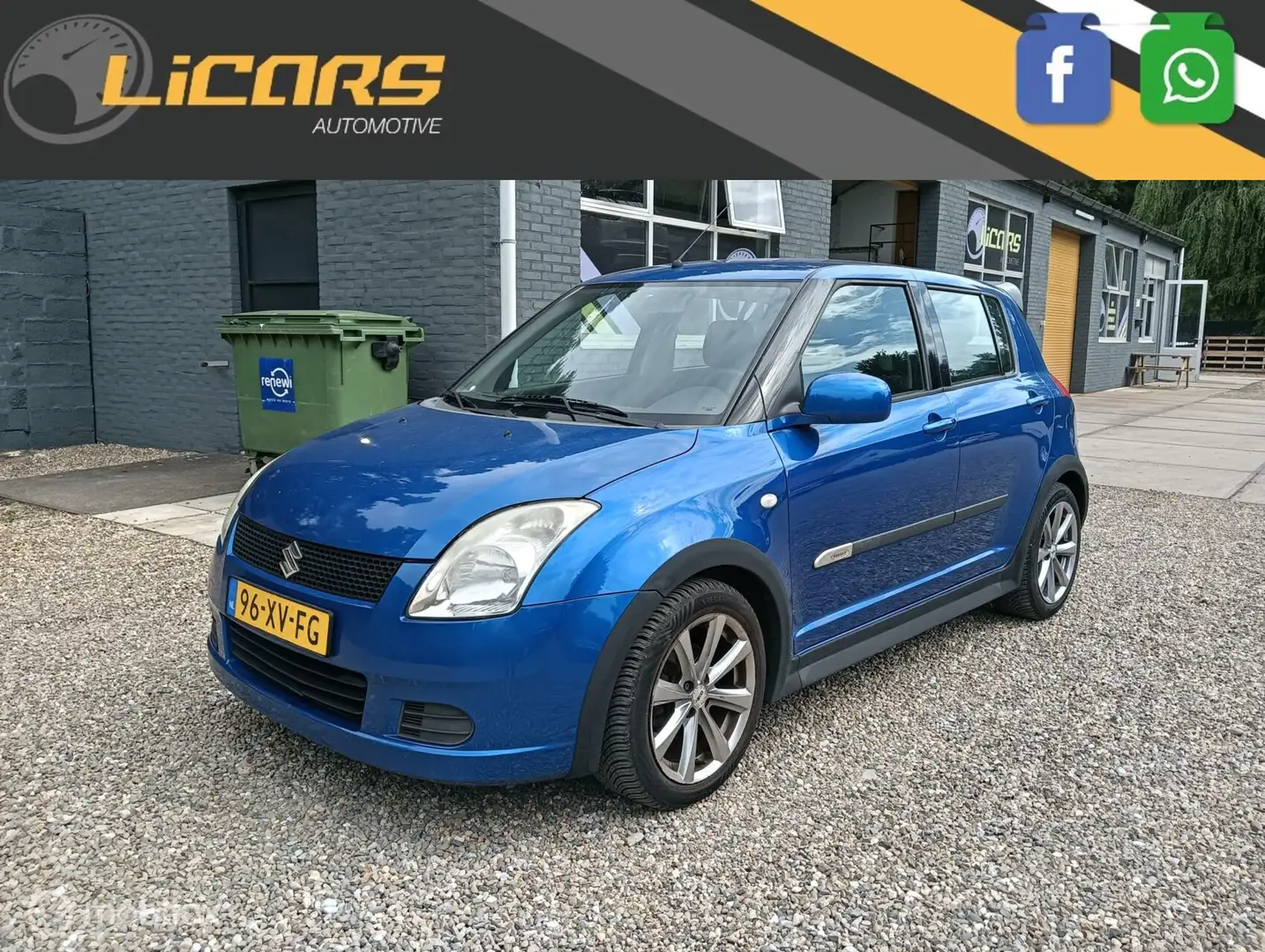 Suzuki Swift 1.3 5d Airco/ geluid in V-bak Blue - 1