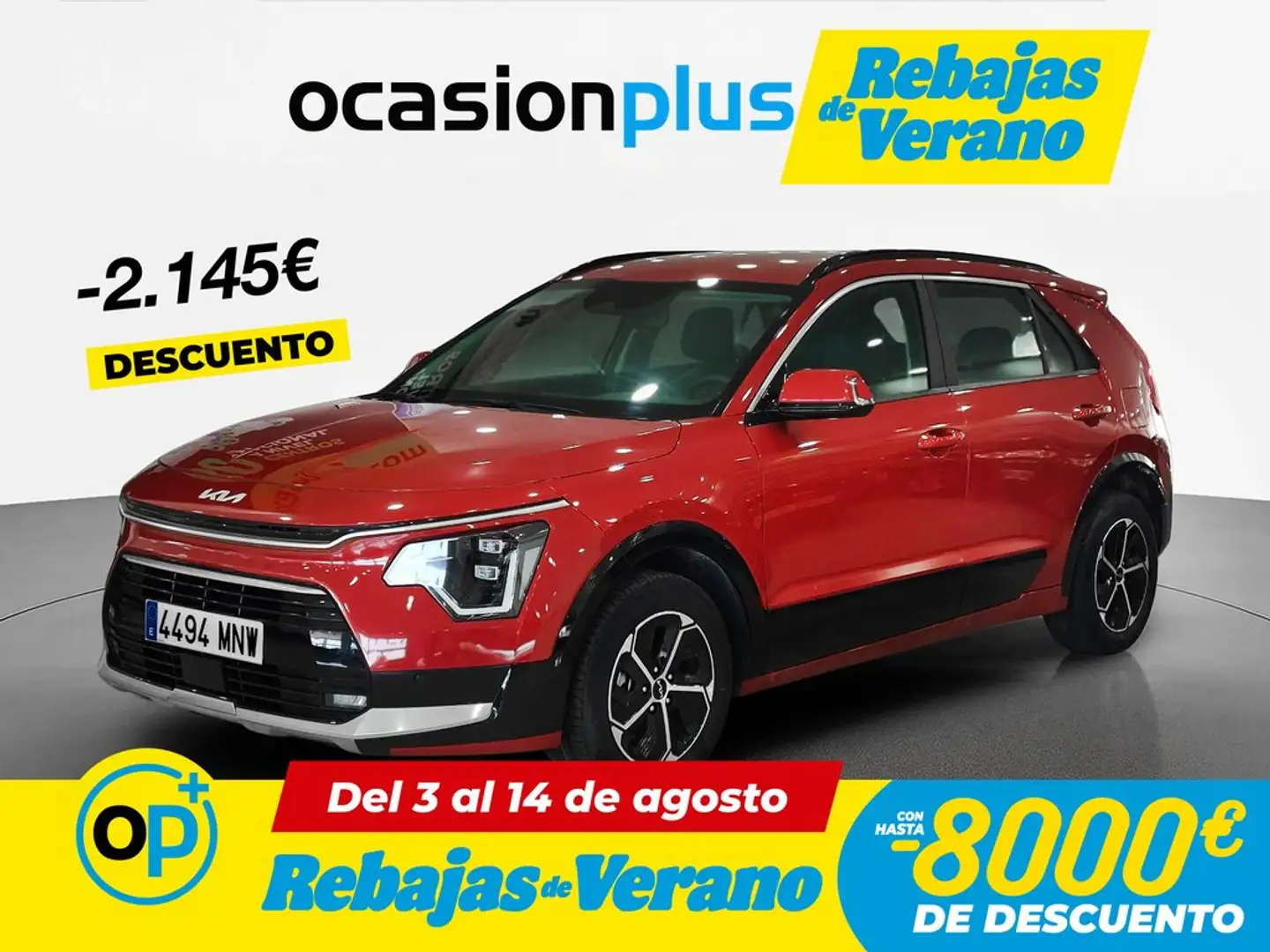 Kia Niro 1.6 HEV Drive 141 Rojo - 1