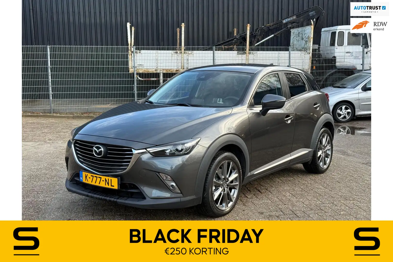 Mazda CX-3 2.0 SkyActiv-G 120 GT-M|HUD|Cam|Leder|Garantie Grijs - 1