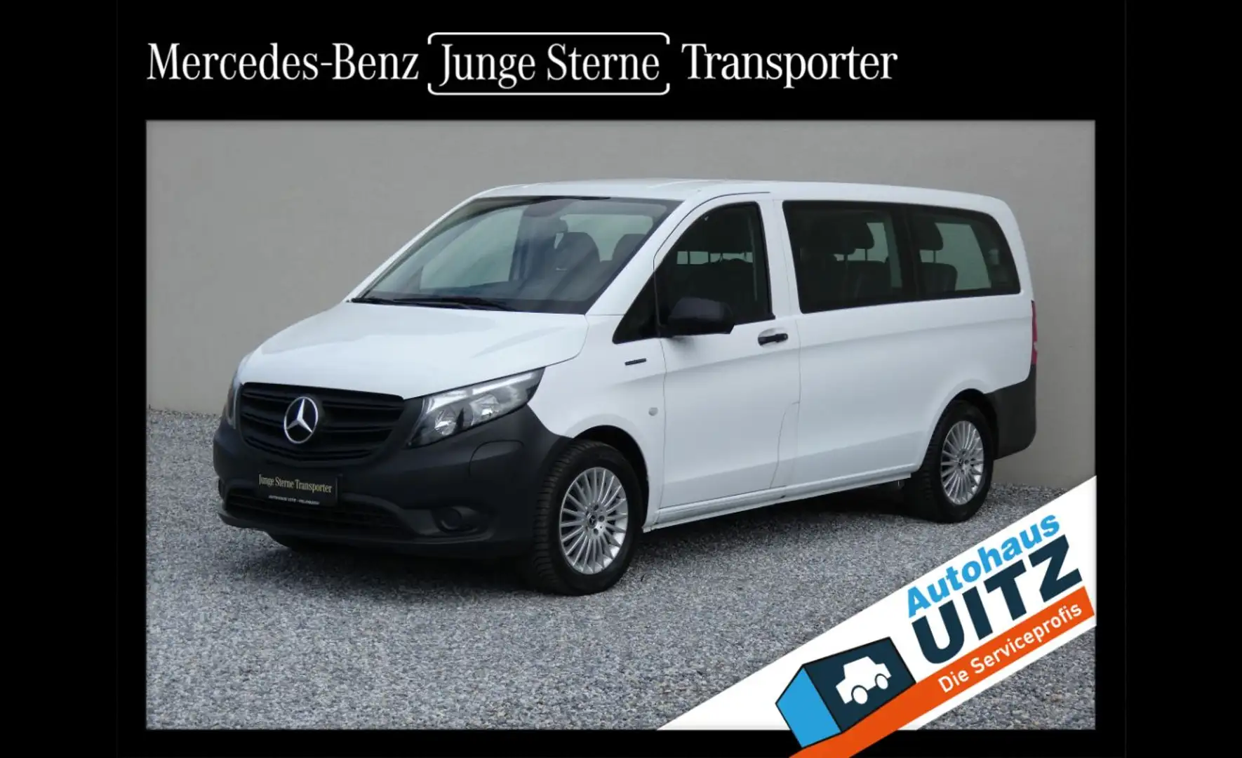Mercedes-Benz Vito e Tourer PRO Lang AUT+Facelift+Klima+Shz Weiß - 1