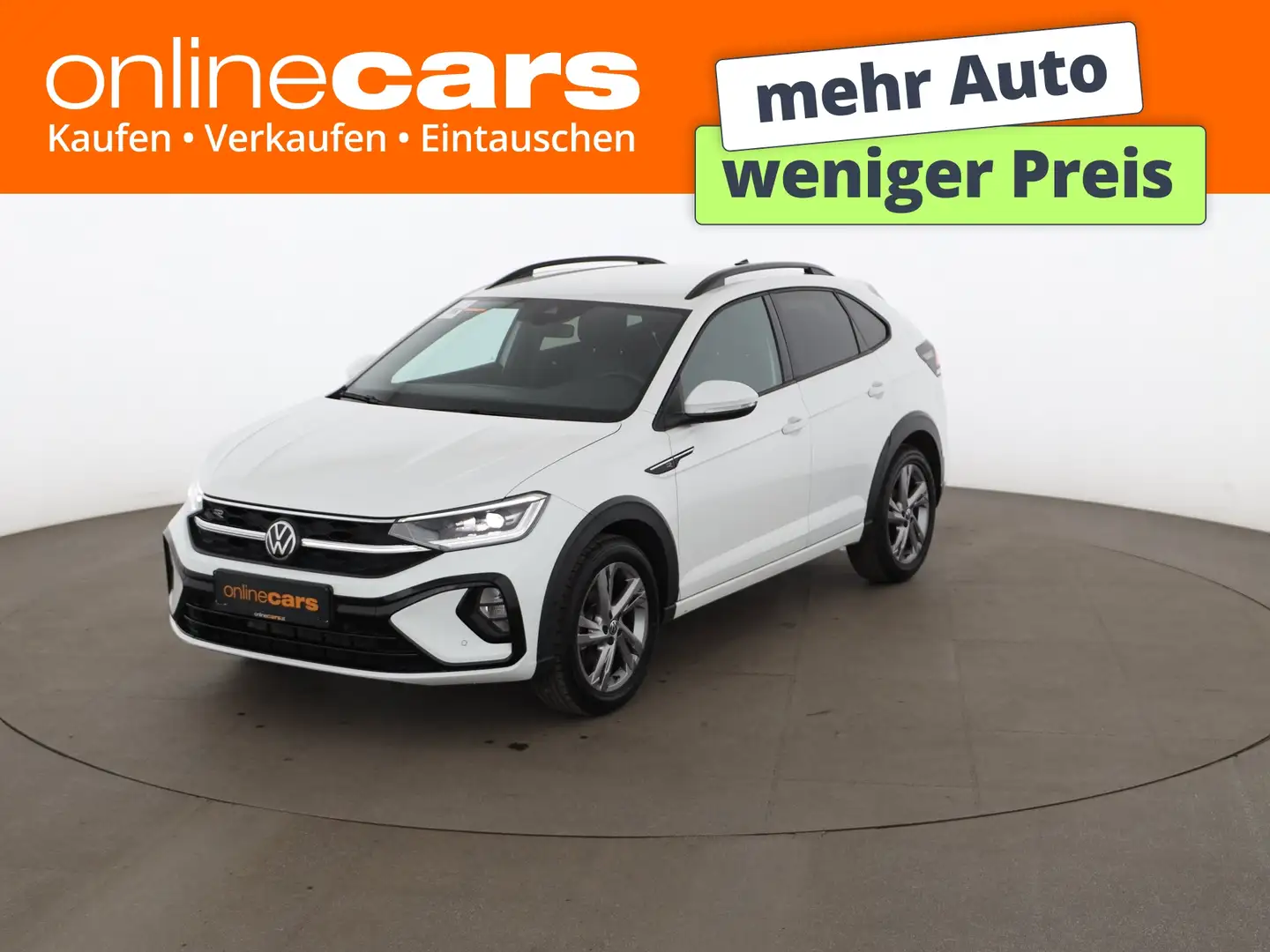 Volkswagen Taigo 1.0 TSI R-Line Aut MATRIX RADAR NAVI R-CAM Weiß - 1