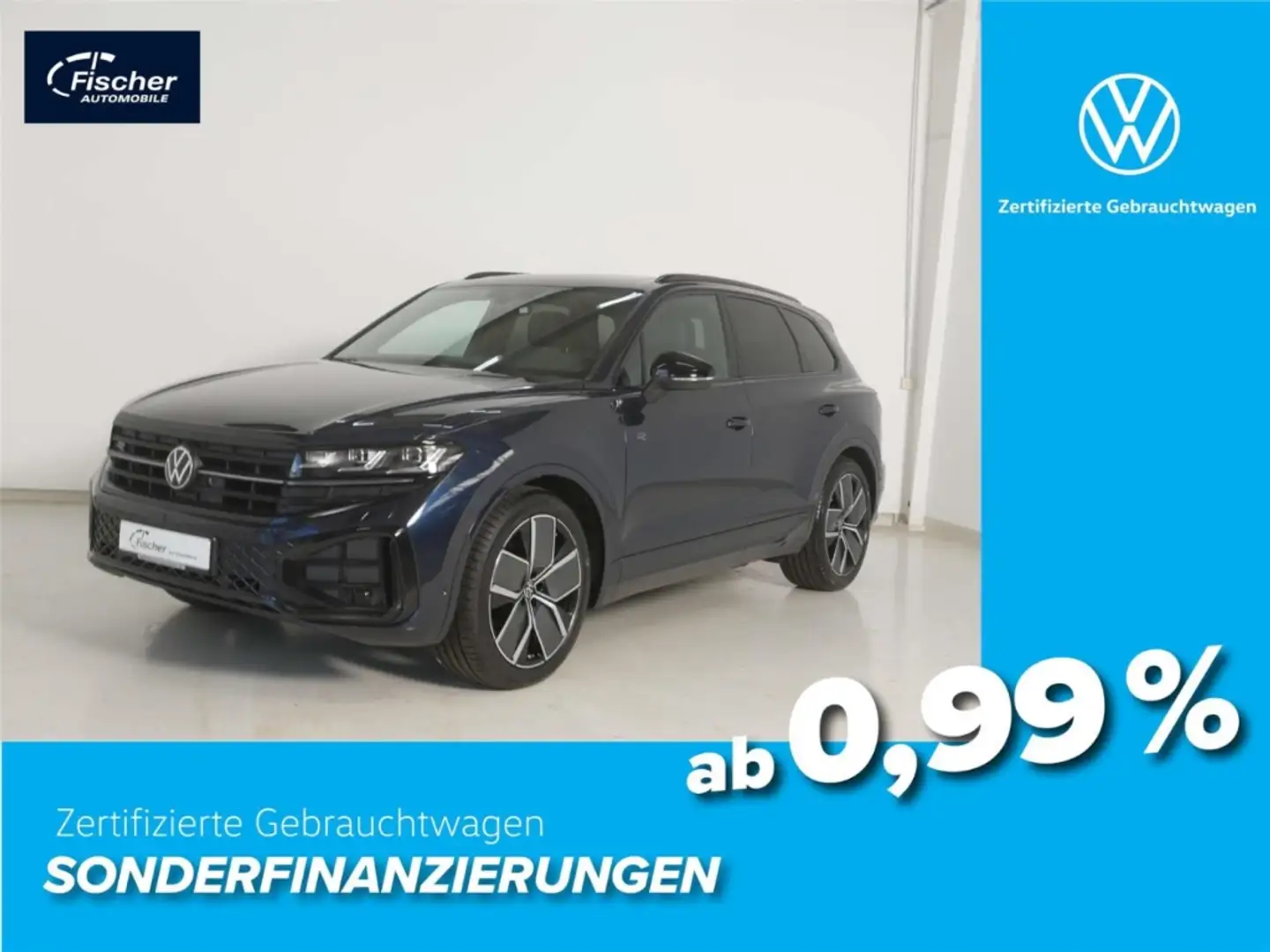 Volkswagen Touareg 3.0 TDI V6 4Motion R-Line Black Style Bleu - 1