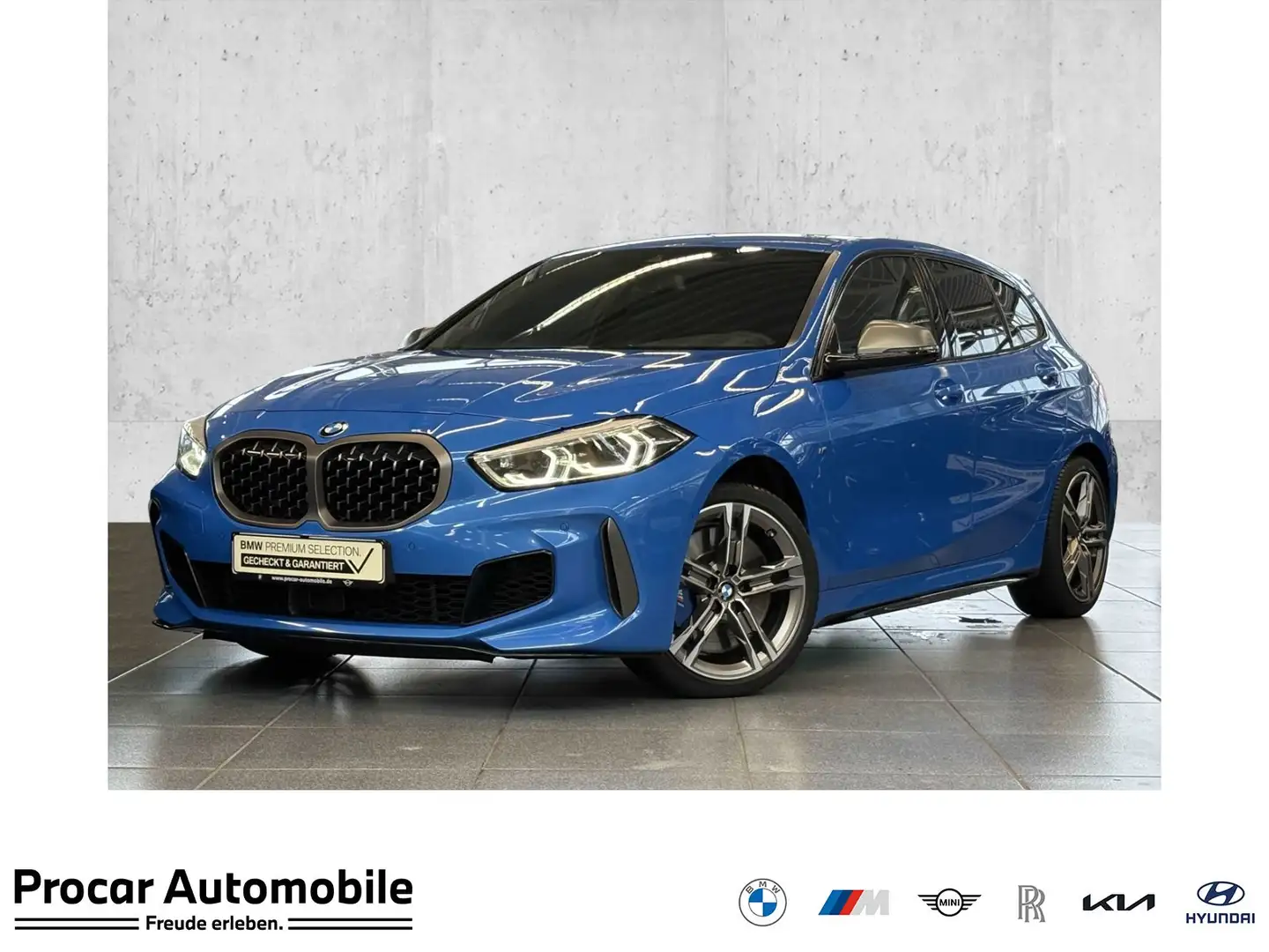 BMW 135 M135i xDrive DA PA ACC RFK HuD AdapLED HiFi 18" LM Azul - 1