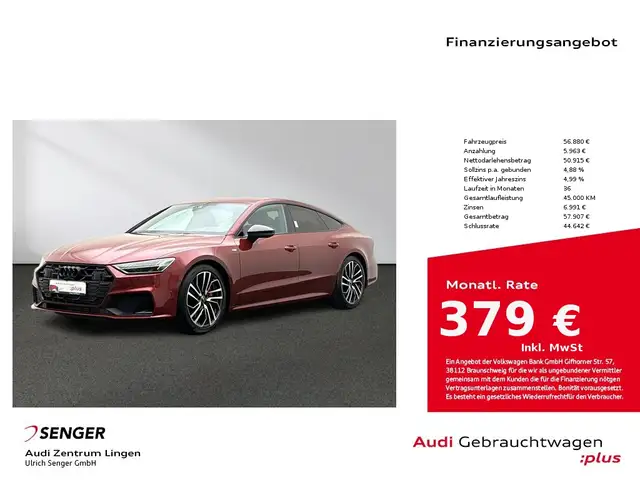 Audi A7 Sportback 55 TFSI e quattro Matrix B&O ACC