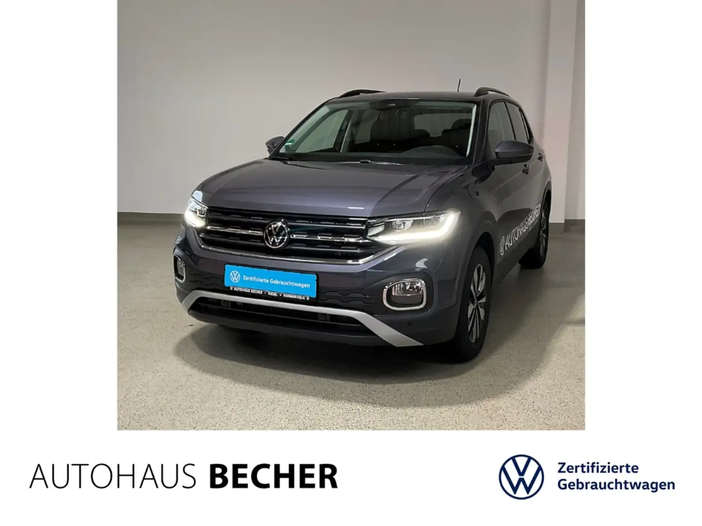 Volkswagen T-Cross 1.0 TSI DSG Move /LED/IQ.Drive/CarPlay Grau - 1
