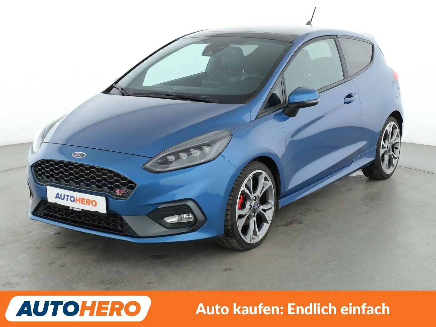 Ford Fiesta 1.5 EcoBoost ST *NAVI*LED*TEMPO*CAM*PDC*SHZ* Bleu - 1