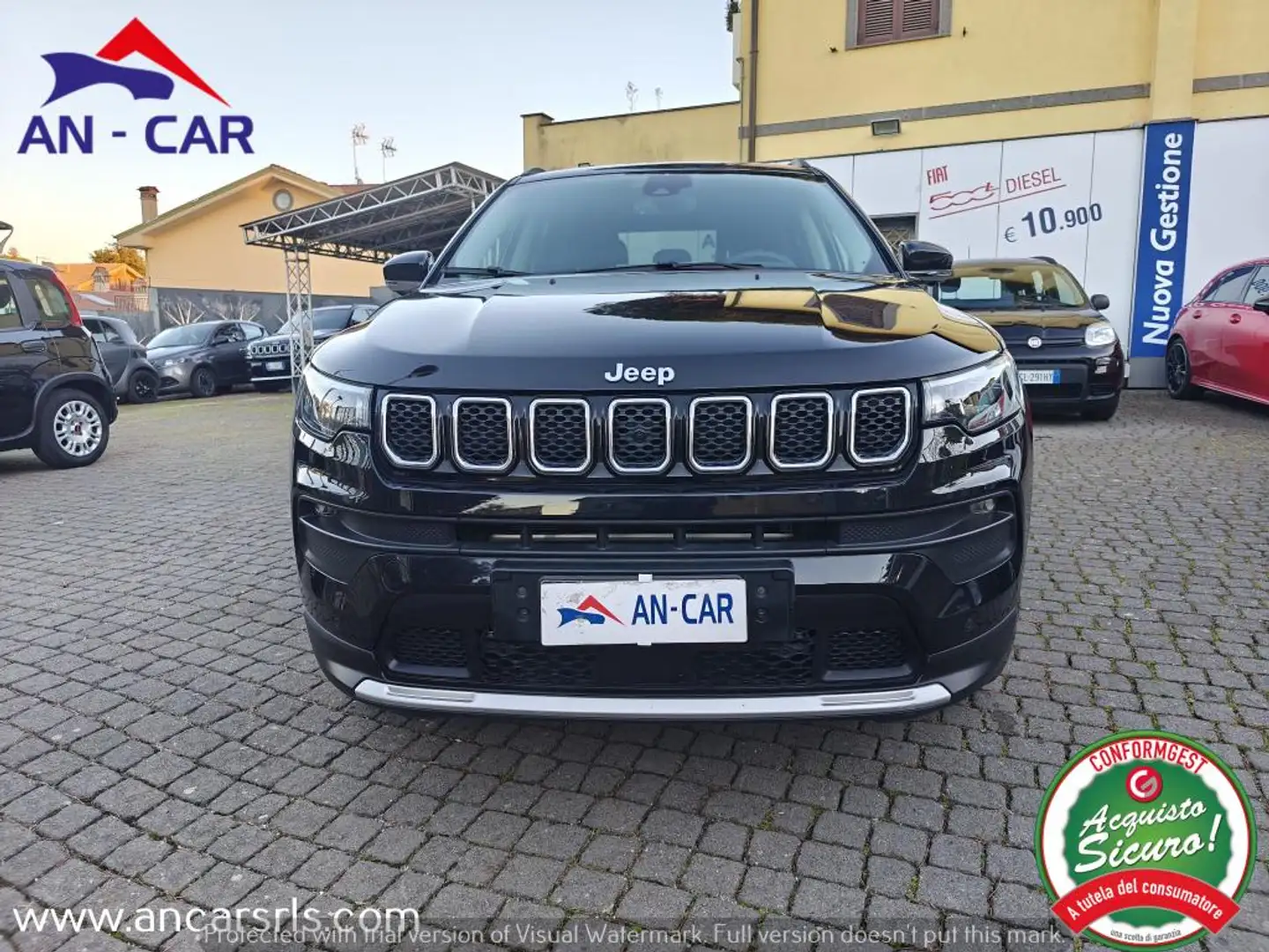 Jeep Compass 1.3 turbo t4 phev Limited 4xe auto - Camera 360 Zwart - 2