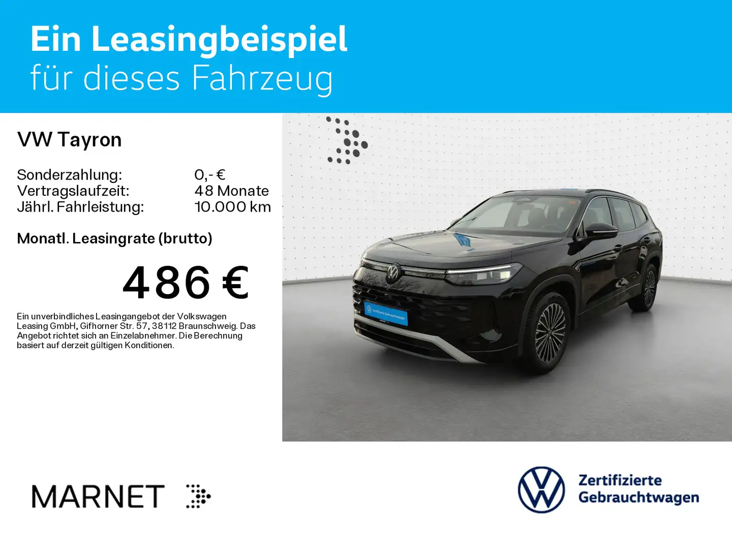 Volkswagen Tayron 1.5 eTSI DSG Life *Navi*AHK*7-Sitzer*IQ-L Zwart - 2