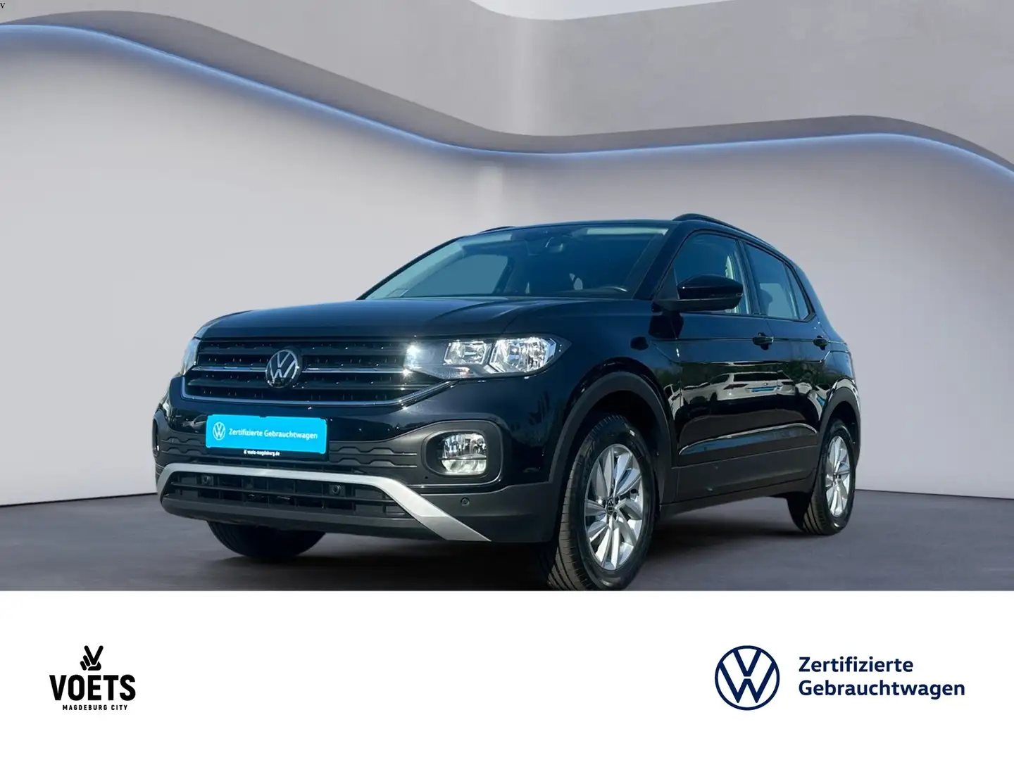 Volkswagen T-Cross 1,0 TSI Life ACC+KLIMA+DIGICOCKPIT Zwart - 1