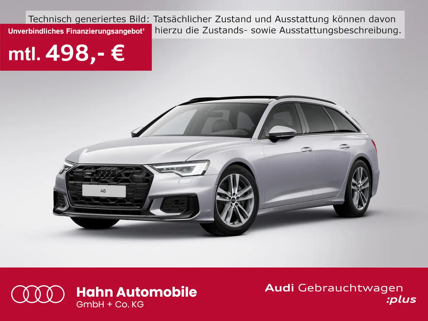 Audi A6 45TDI quattro S-tronic S-line AHK Pano Silber - 1