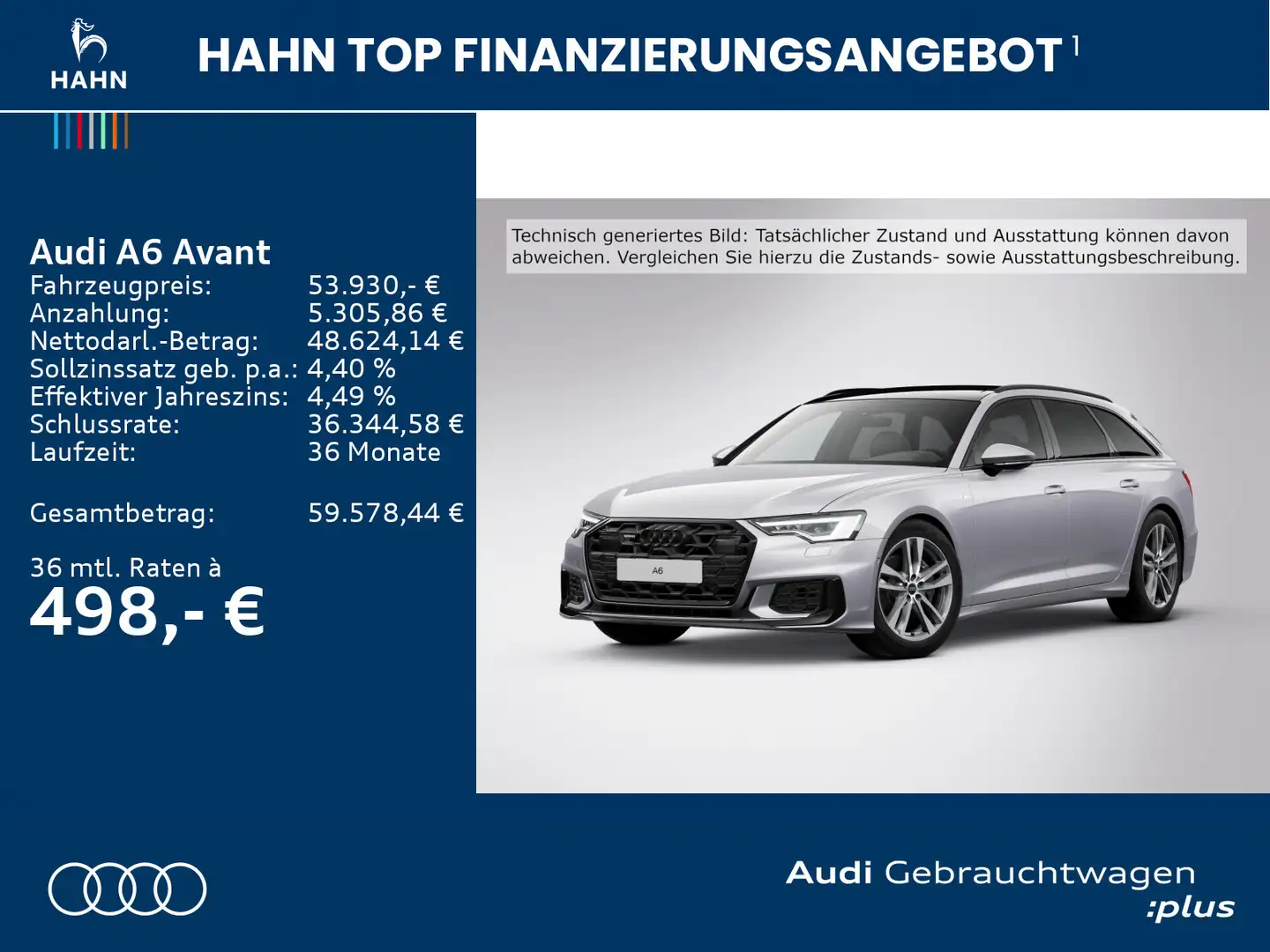 Audi A6 45TDI quattro S-tronic S-line AHK Pano Silber - 2
