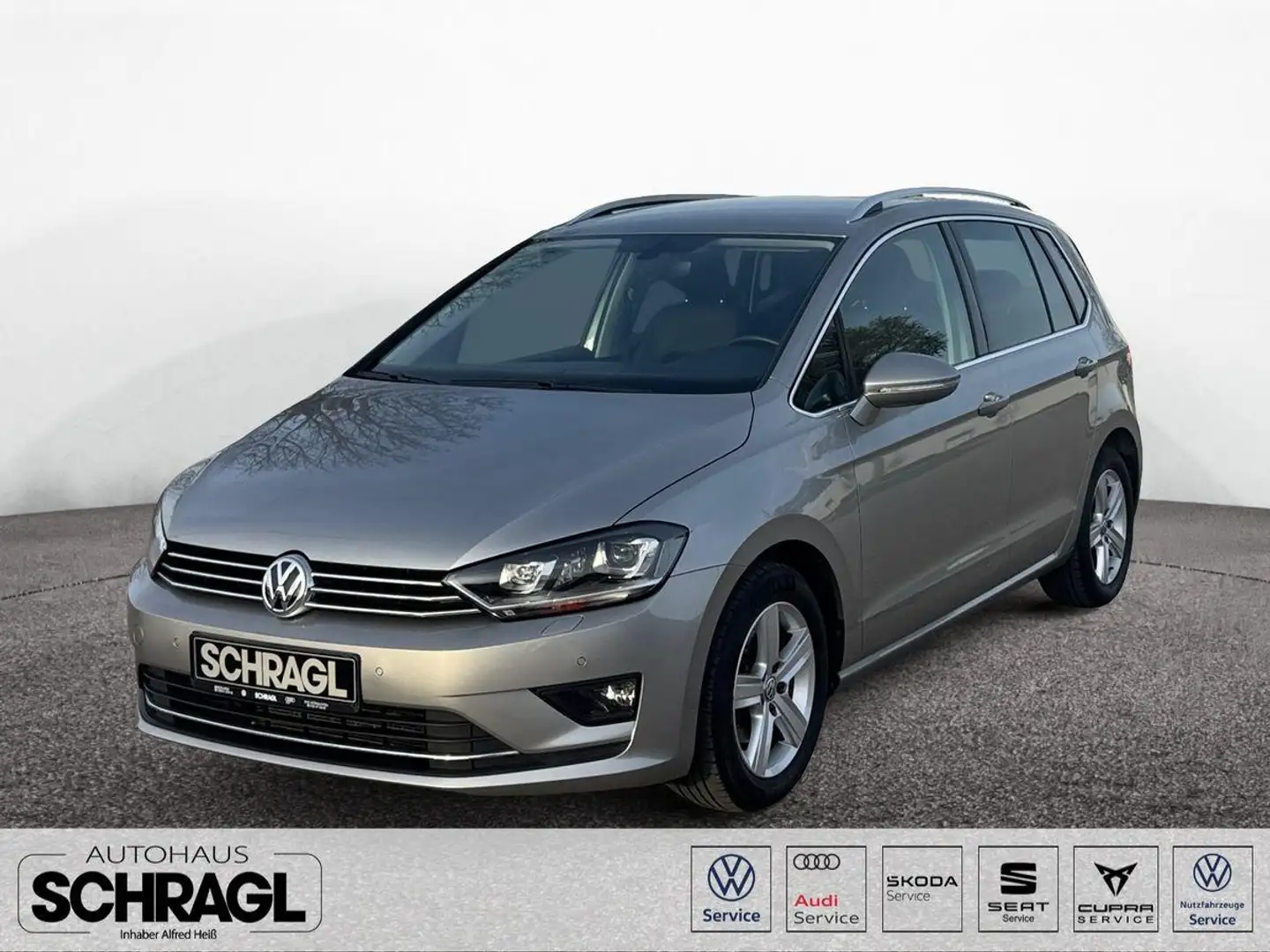 Volkswagen Golf Sportsvan 1.4 TSI HIGHLINE+XENON+NAVI+SITZH Zilver - 1