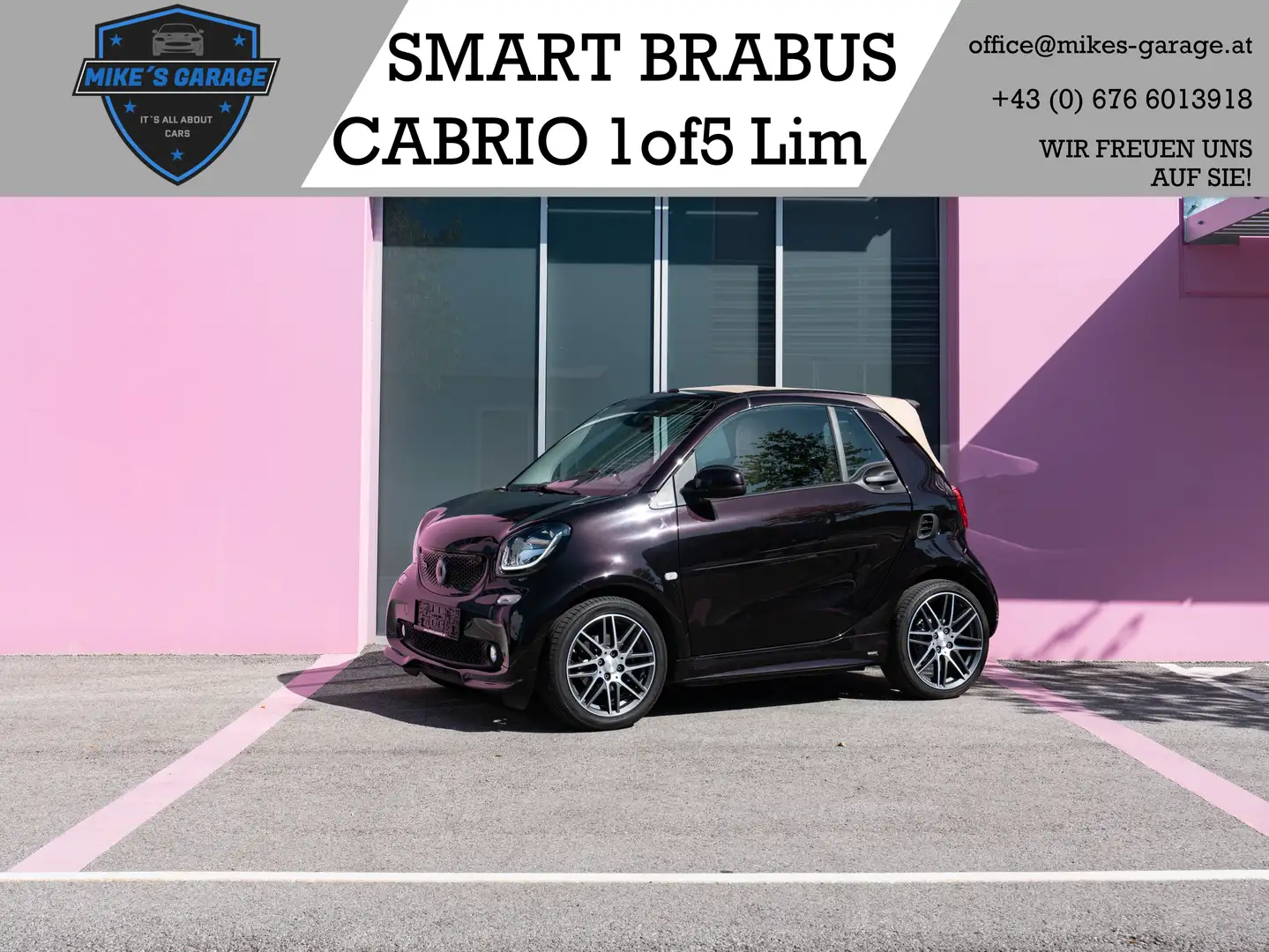 smart brabus Cabrio  1of5 VIENNA EDITION Schwarz - 1