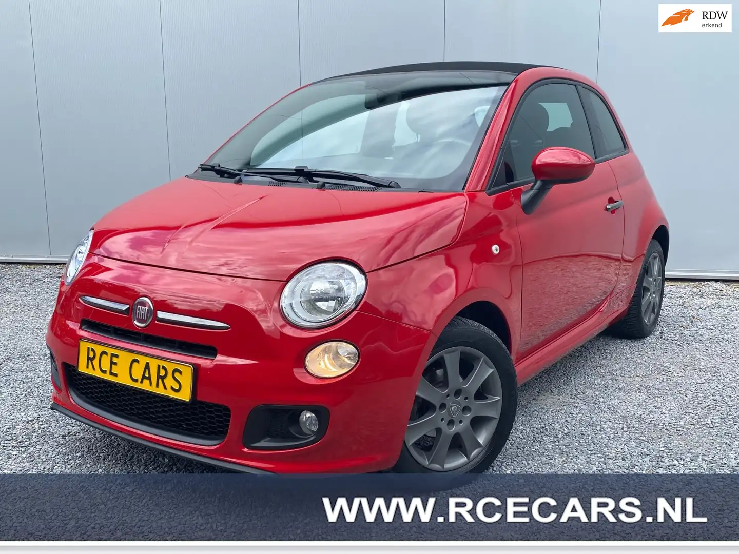 Fiat 500C 1.2 S Sport Rood - 1