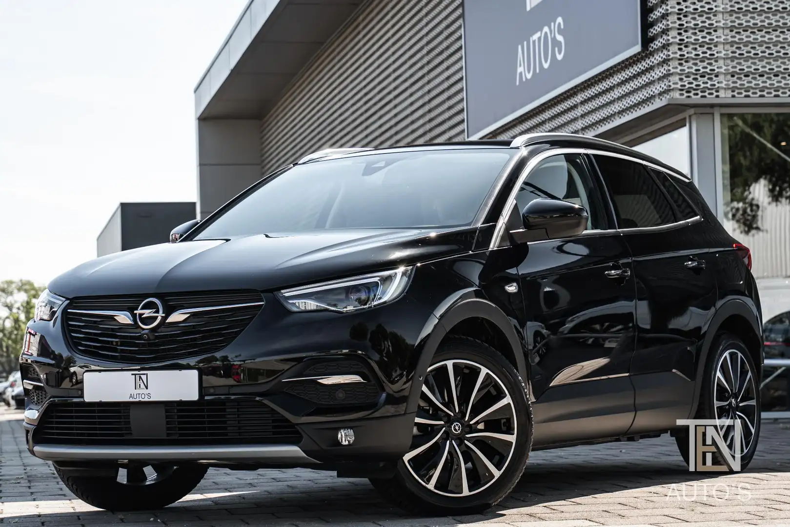 Opel Grandland X 1.6 Turbo Hybrid Ultimate | Keyless | Leder | Stoe Zwart - 1