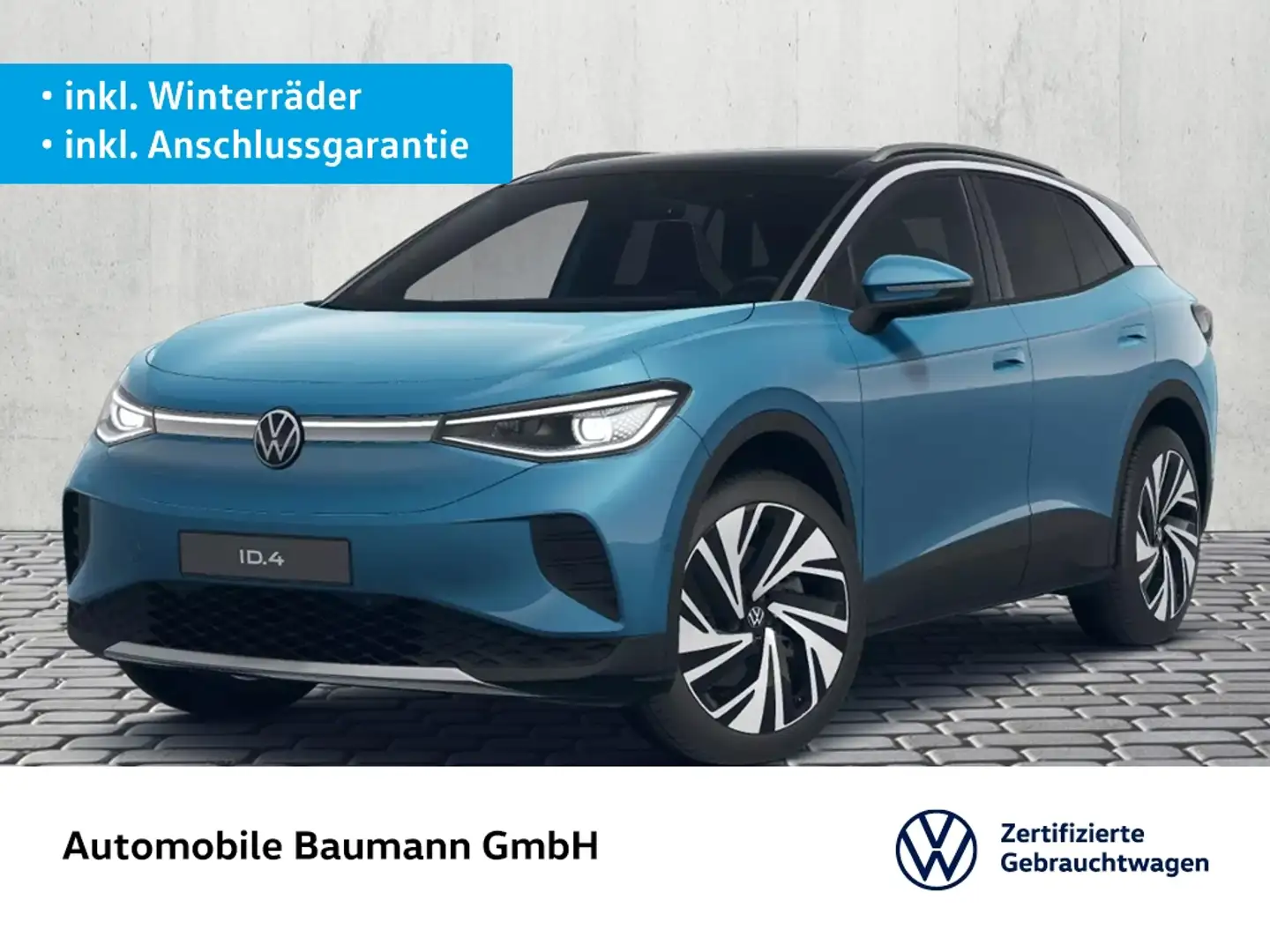 Volkswagen ID.4 Pro *AHK*DCC*WÄPU*HUD*MATRIX* Blau - 1