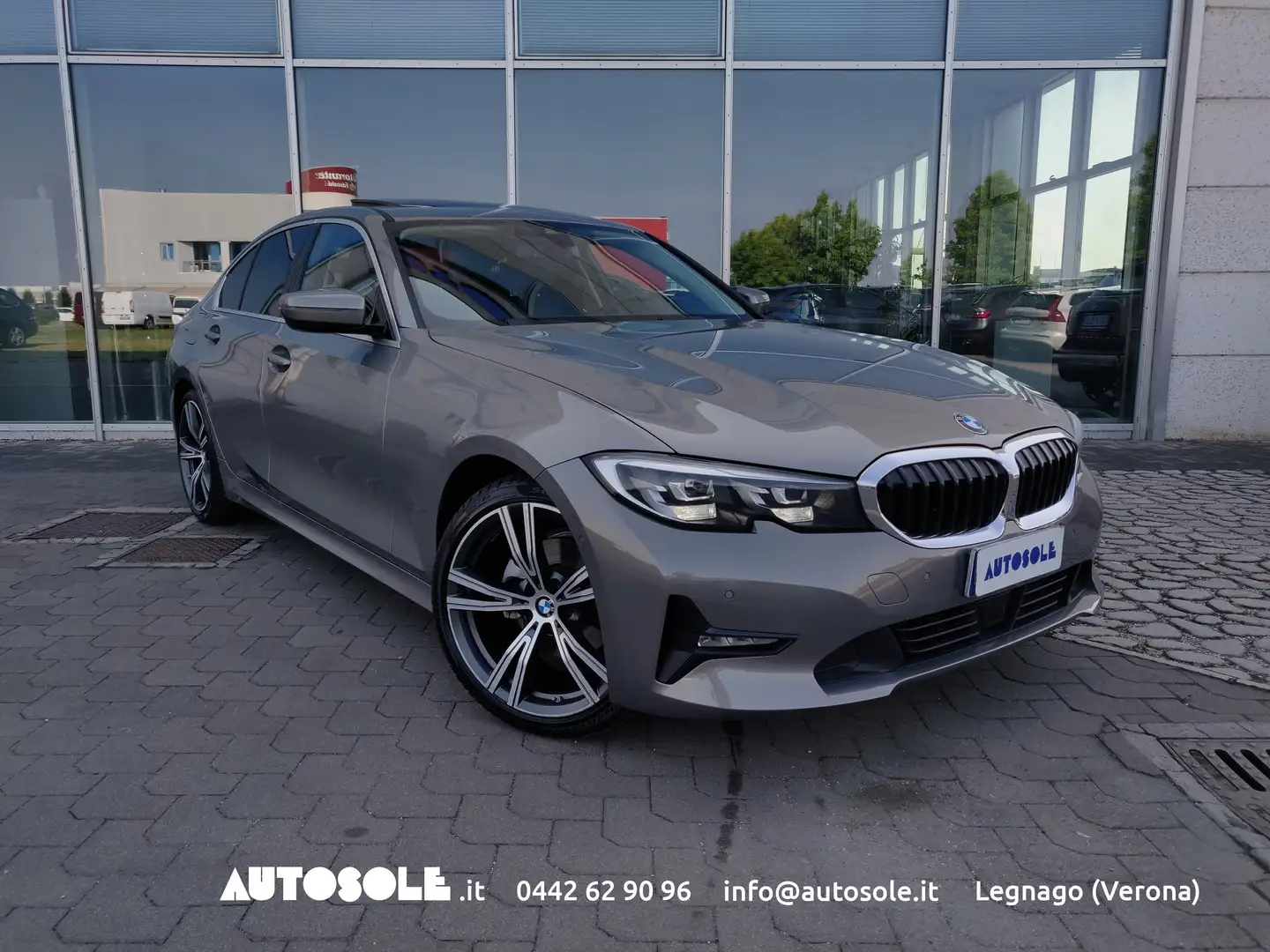BMW 320 320D MH48V Xdrive Business Advantage Automatica Grigio - 1