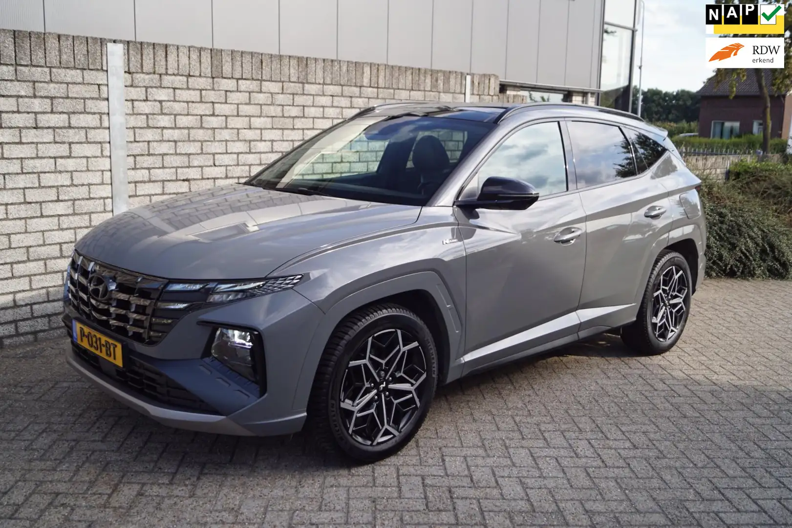 Hyundai TUCSON 1.6 T-GDI HEV N Line Sky Autom 180 PK Panodak Lede Grigio - 1