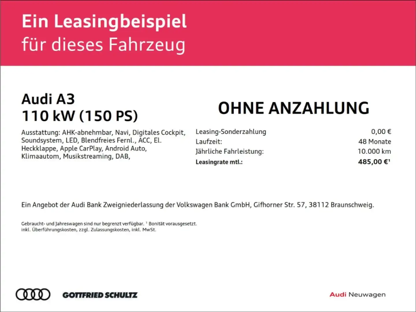 Audi A3 ALLSTREET KOMFORTPAKET PLUS AHK PARK 35 TFSI Grau - 2