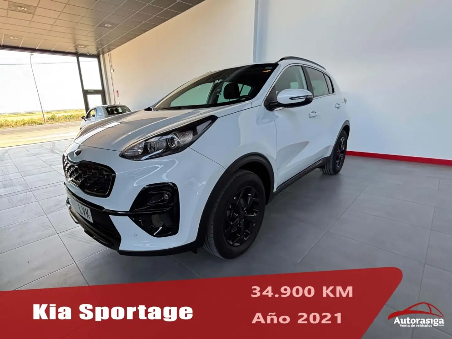 Kia Sportage 1.6 MHEV Black Edition 4x2 136 Blanco - 1