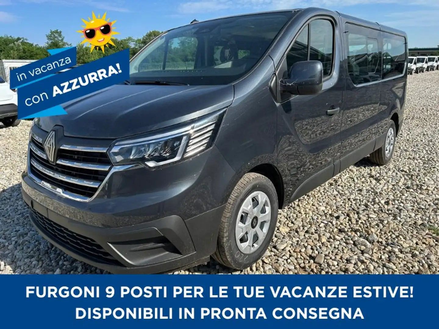 Renault Trafic Passenger 2.0 150 L2H1 Authentic! Pronta Consegna! Gris - 1
