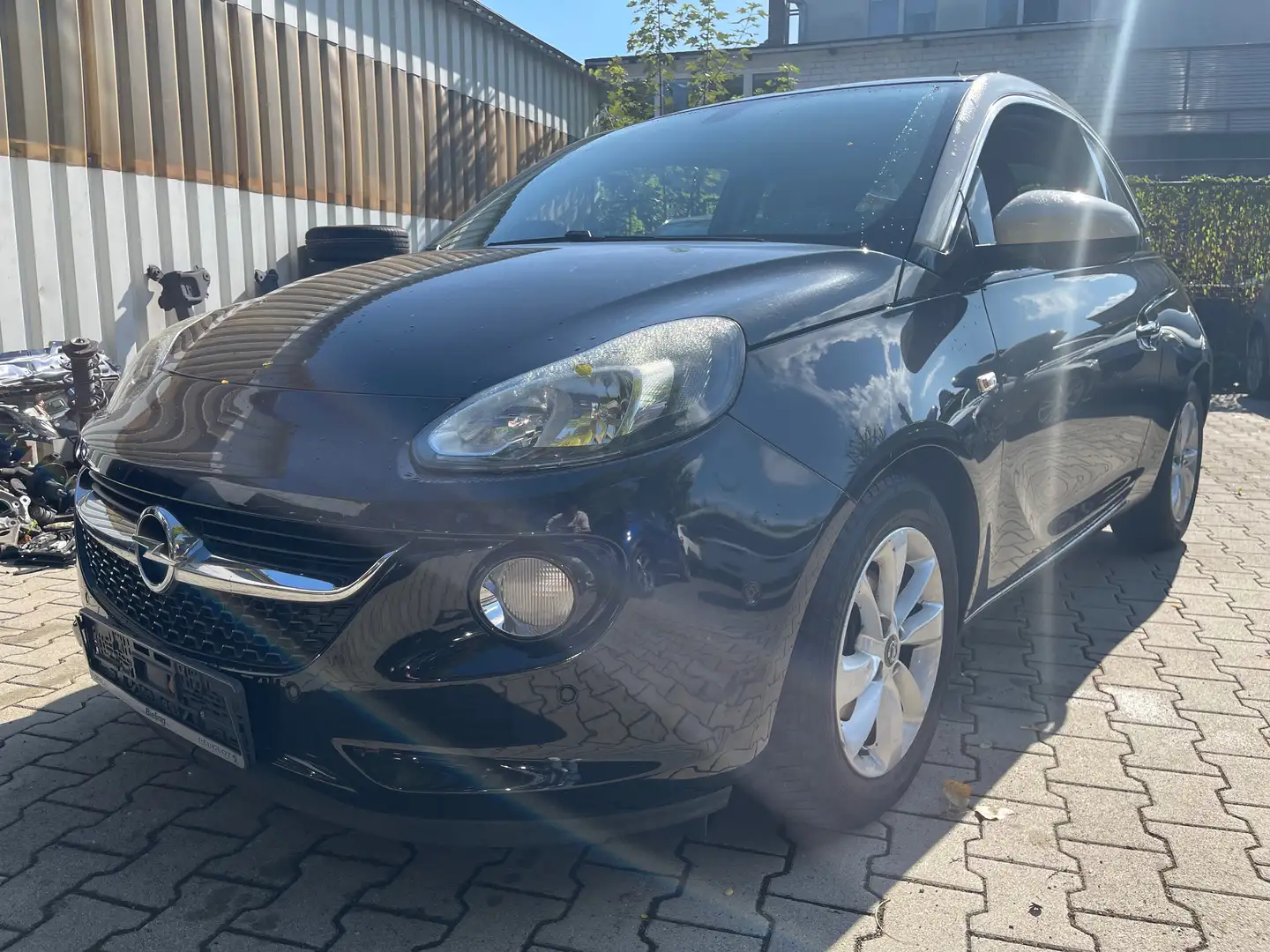 Opel Adam Glam+PANORAMA+LEDER+SPURHALTE+TOP GEPFLEGT Schwarz - 1