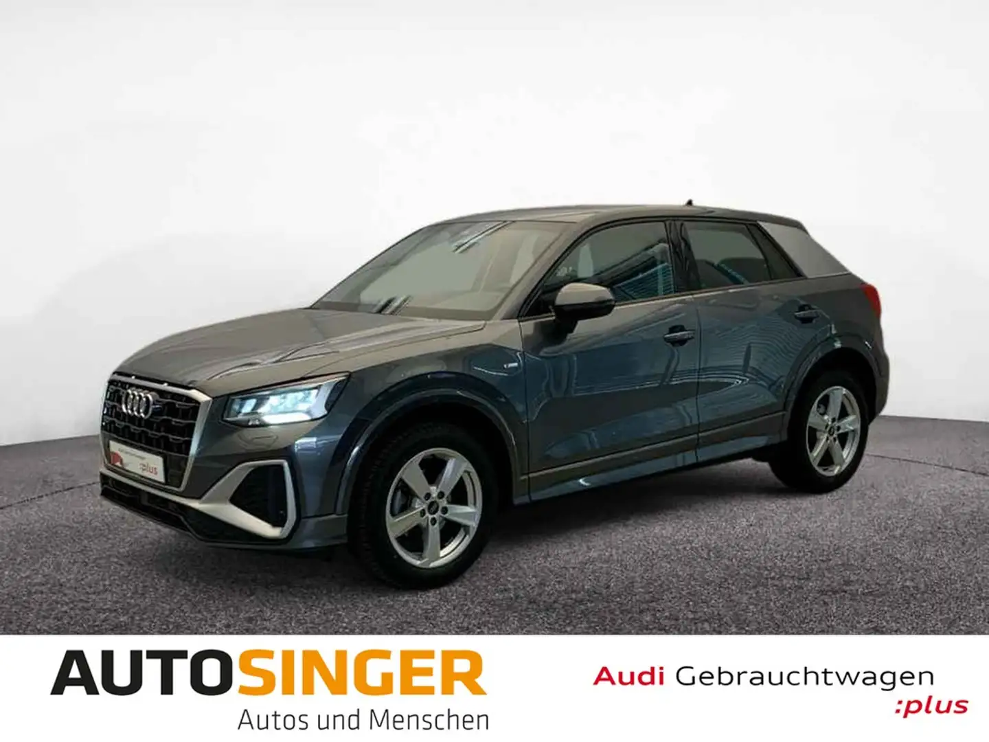 Audi Q2 35 TFSI S line *NAVI*LED*ACC*VIRTUAL*SHZ*PDC* Gris - 1