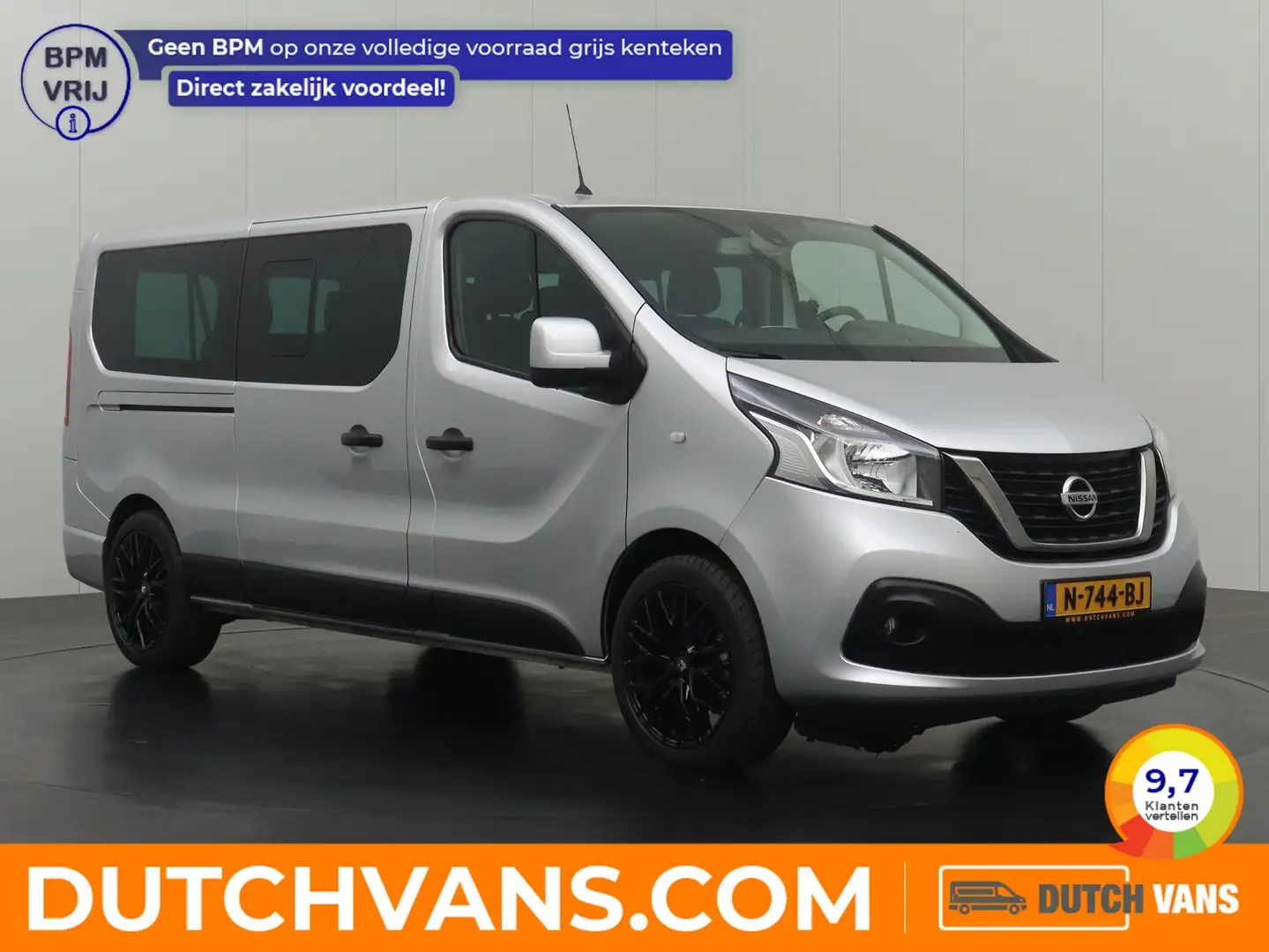 Renault Trafic 2.0DCI 145PK Lang Personenbus | 9-Persoons | 2xSch Zilver - 1