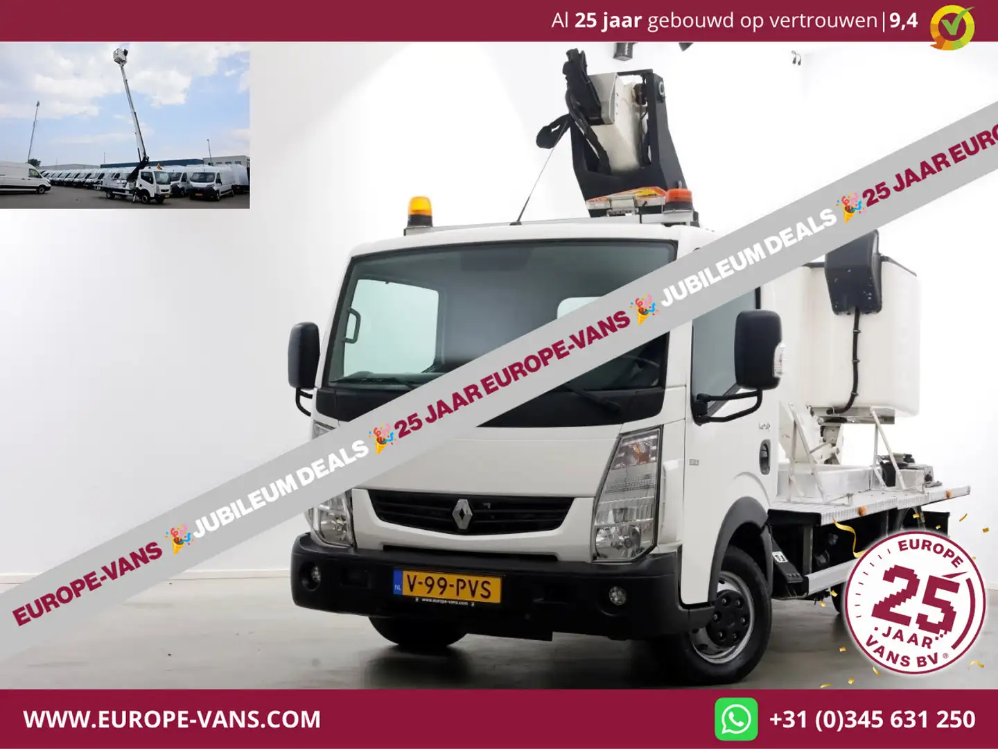 Renault Sonstige Maxity 3.0 DCI 130pk E6 Hoogwerker Werkhoogte 14.5 Weiß - 1