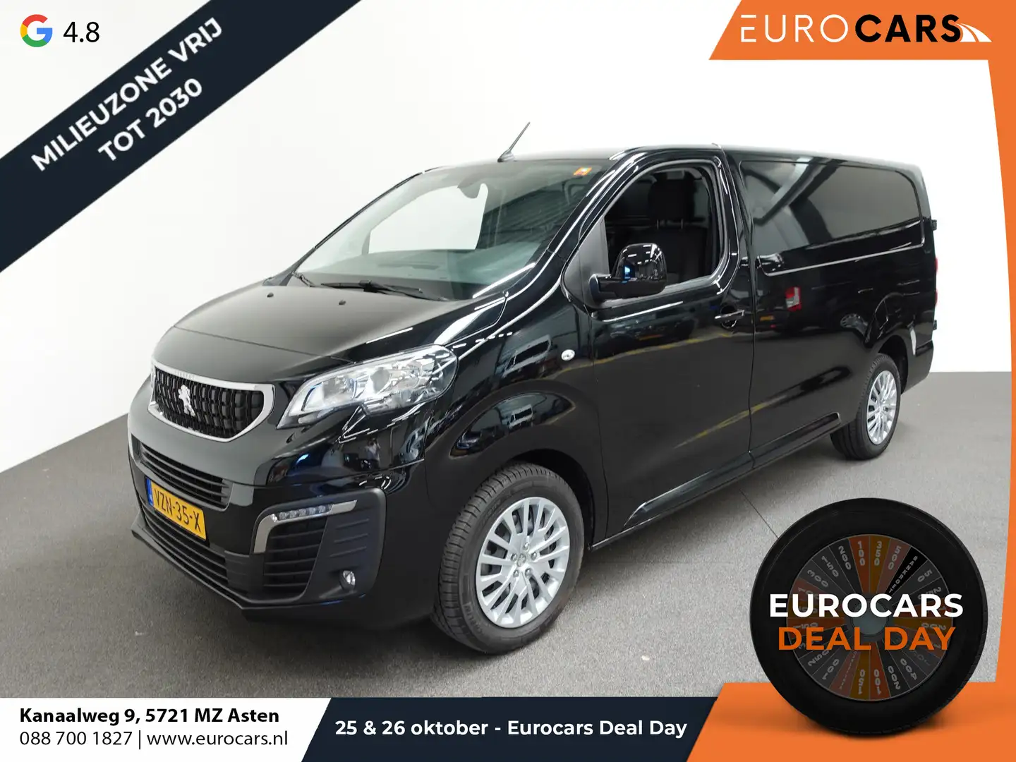 Peugeot Expert 145pk L3 Automaat Airco Cruise Navi Trekhaak Airco Noir - 1