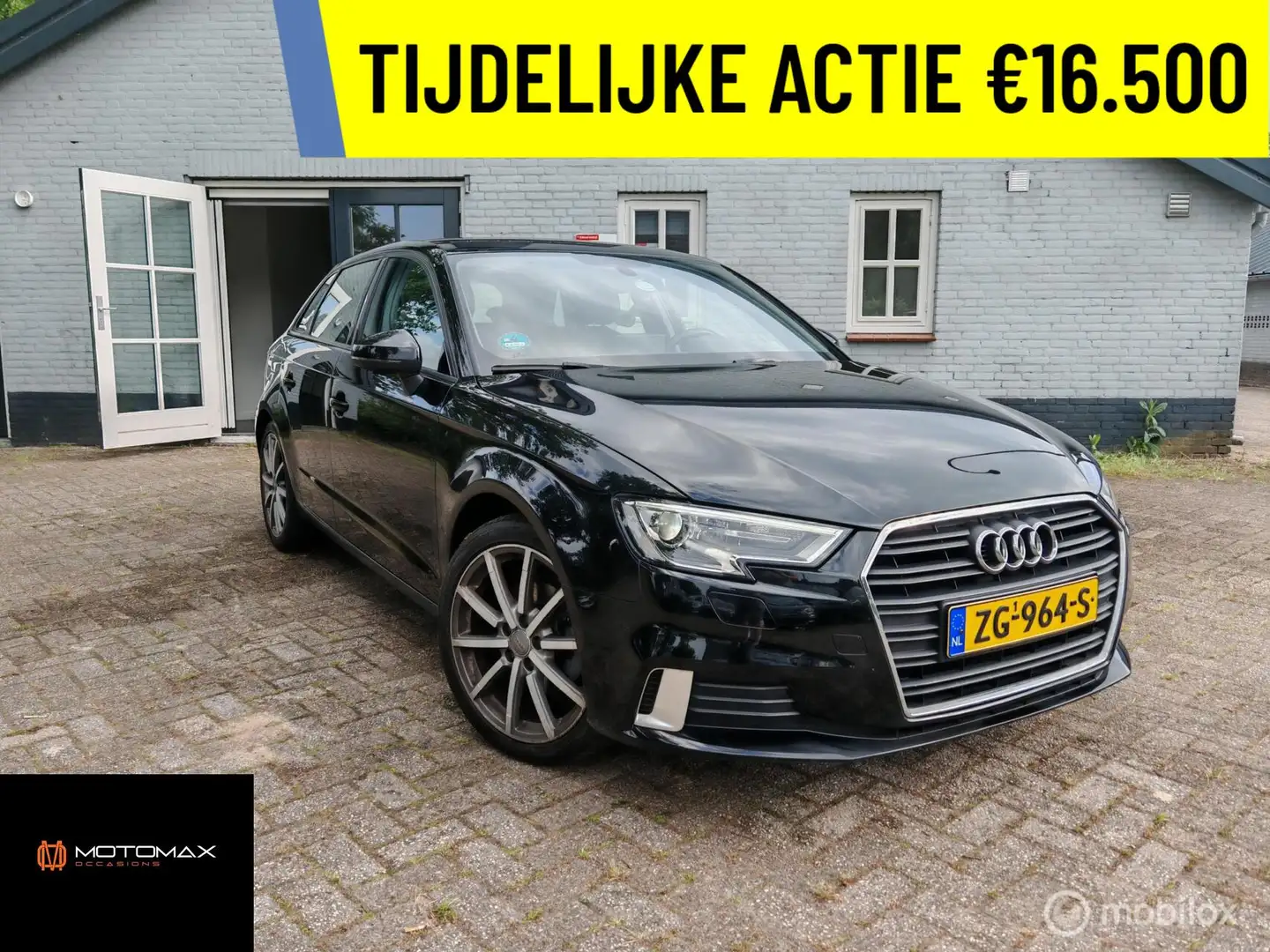 Audi A3 Sportback 35 TFSI CoD Pro Line 150PK|AUT|NAP| Zwart - 1