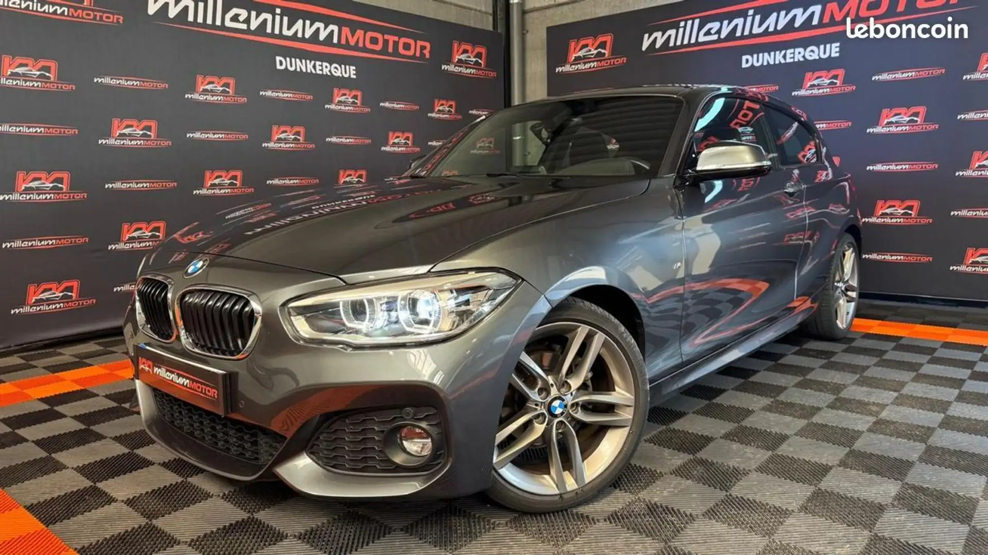 BMW 118 SERIE M SPORT 118d 150 CV BVA LCI GARANTIE 6 MOIS Gris - 1
