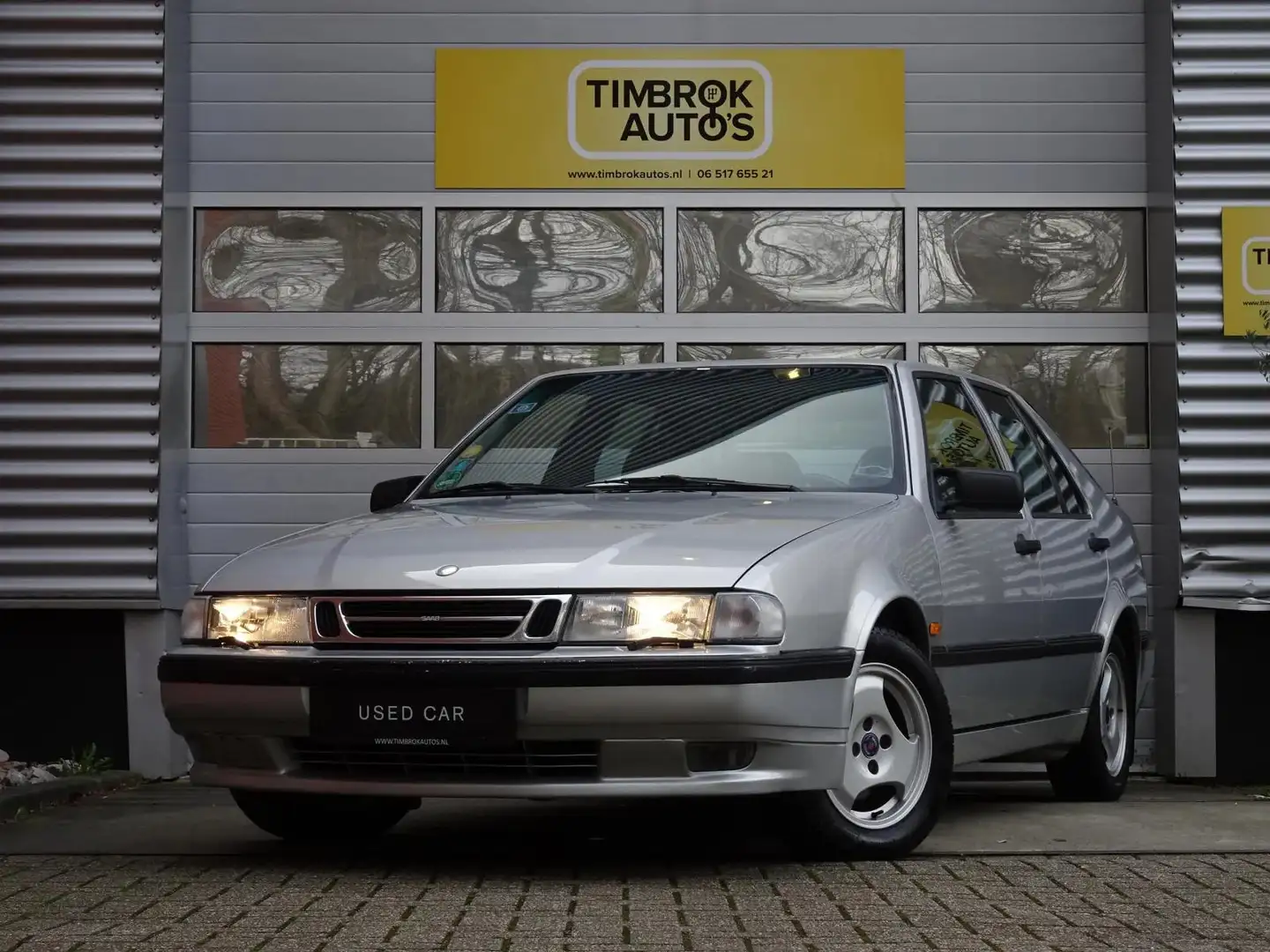 Saab 9000 2.0t CSE Clima/Cruise/Historie Gümüş rengi - 1