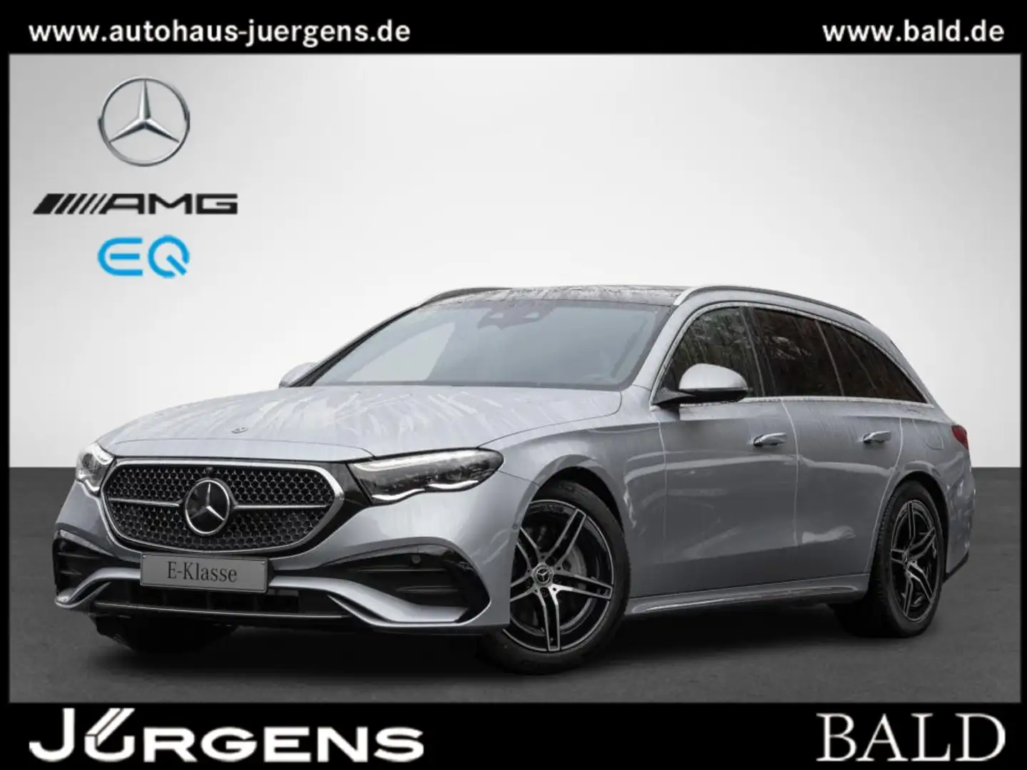Mercedes-Benz E 300 e T AMG/Superscreen/Pano/AHK/Burm4D/Memory Silber - 1