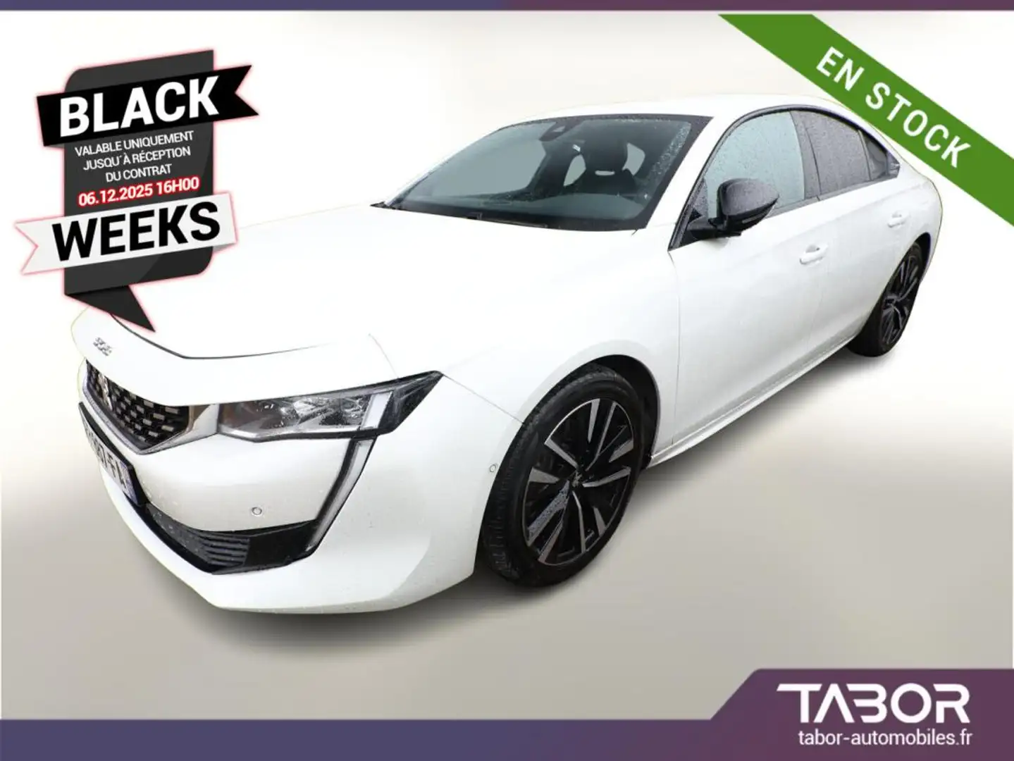 Peugeot 508 Hybrid 225 Aut. GT cuir NightV ACC Bílá - 1