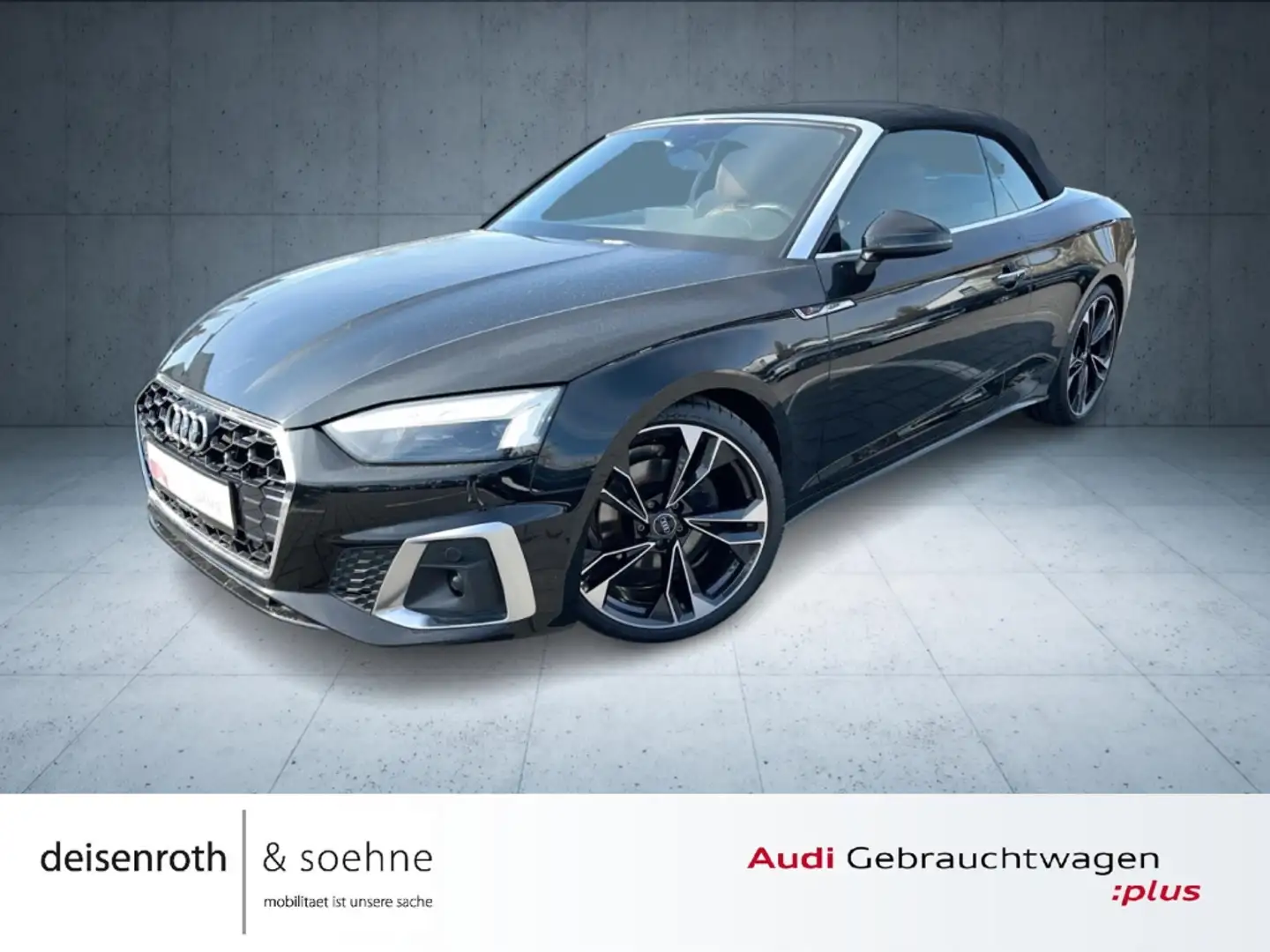 Audi A5 Cabriolet S line 40 TFSI S tr Matrix/B&O/Nav/PBox/ Fekete - 1