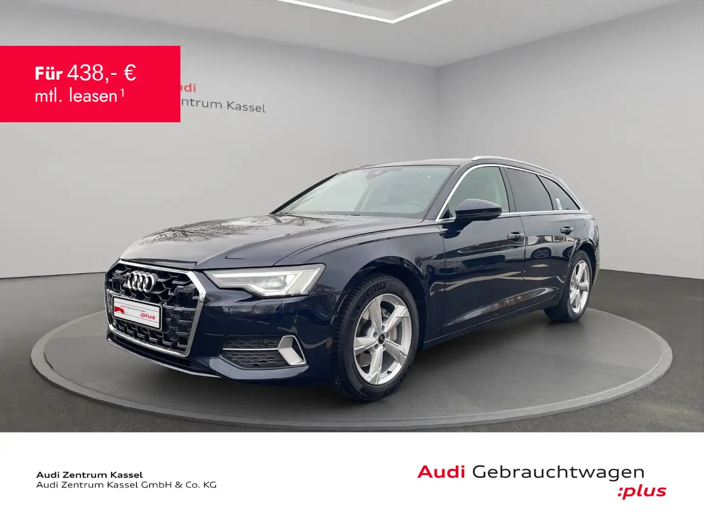 Audi A6 40 TDI qu. Matrix Pano Kamera AHK Leder Blau - 1