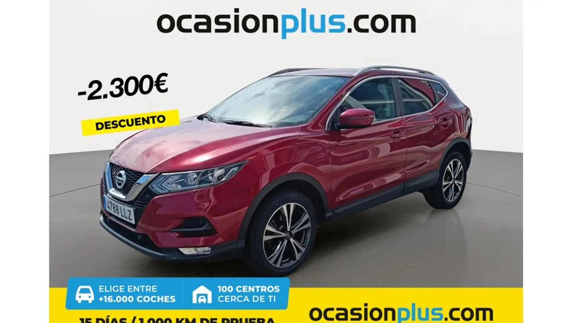 Nissan Qashqai 1.5dCi Visia 4x2 85kW Rojo - 1