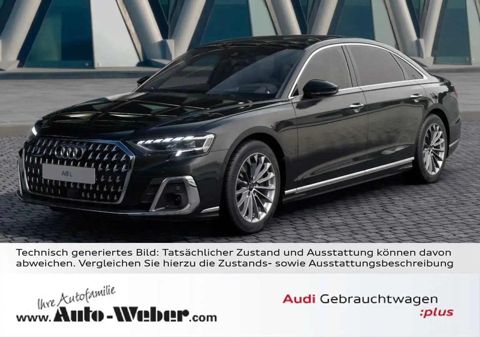 Audi A8 Lang 55TFSI qu B&O ADV. NACHT DIGIMATRIX 360° Schwarz - 1