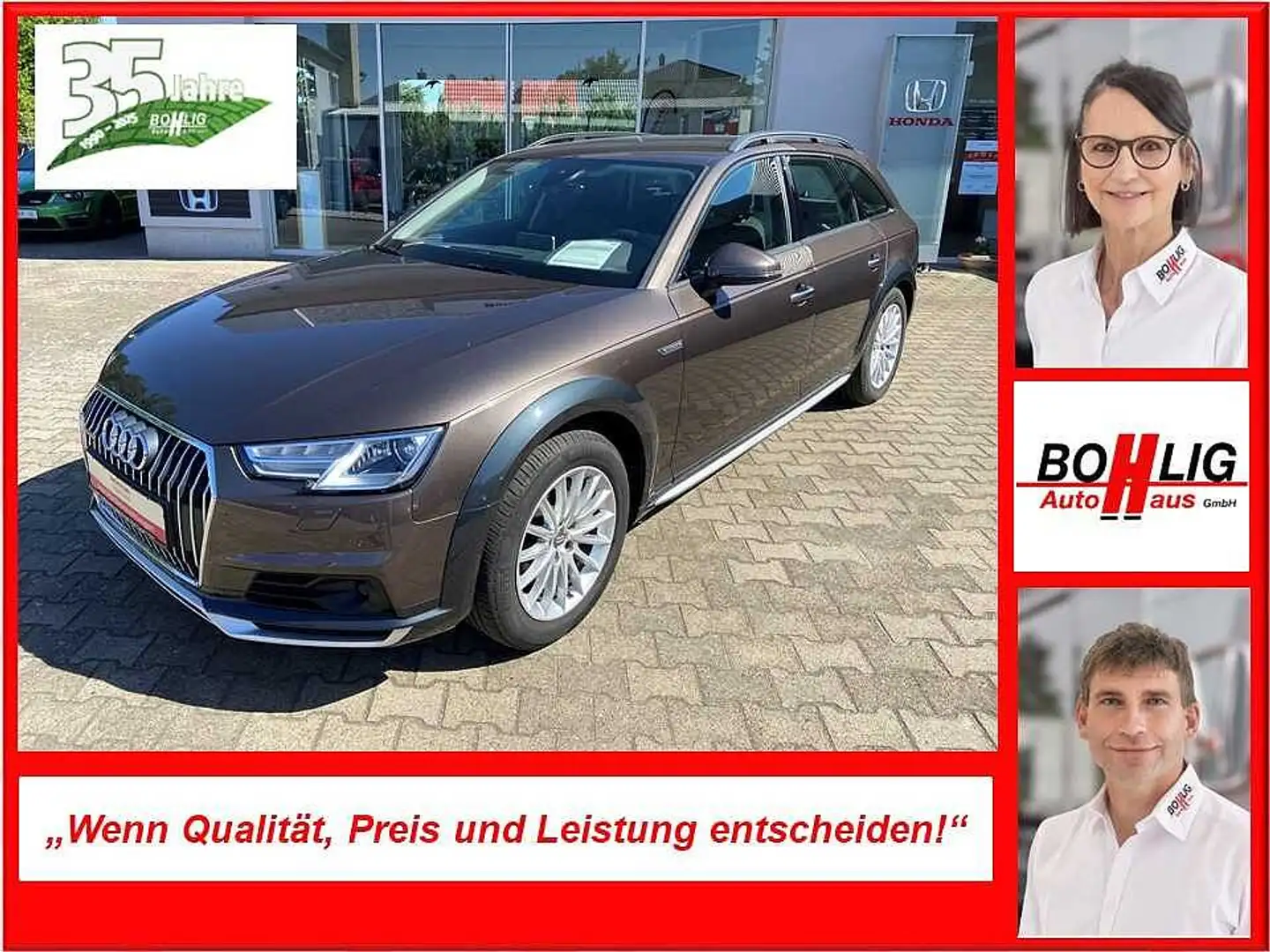Audi A4 allroad Quattro 2.0 S tronic inkl. Winterräder Hnědá - 1