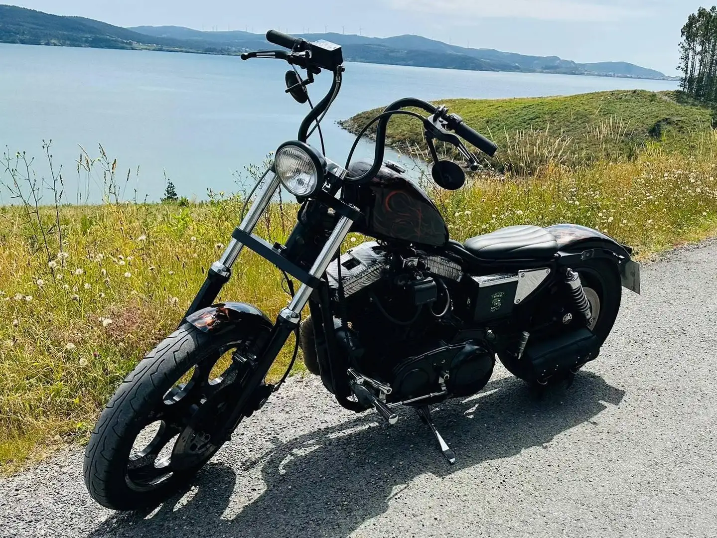 Harley-Davidson Sportster 883 HUGGER Negro - 2