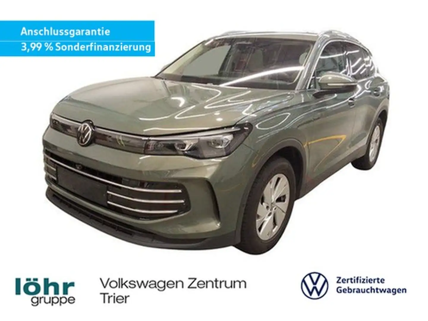 Volkswagen Tiguan 2.0 TDI DSG Elegance IQ Light, AHK, WWV Grün - 1