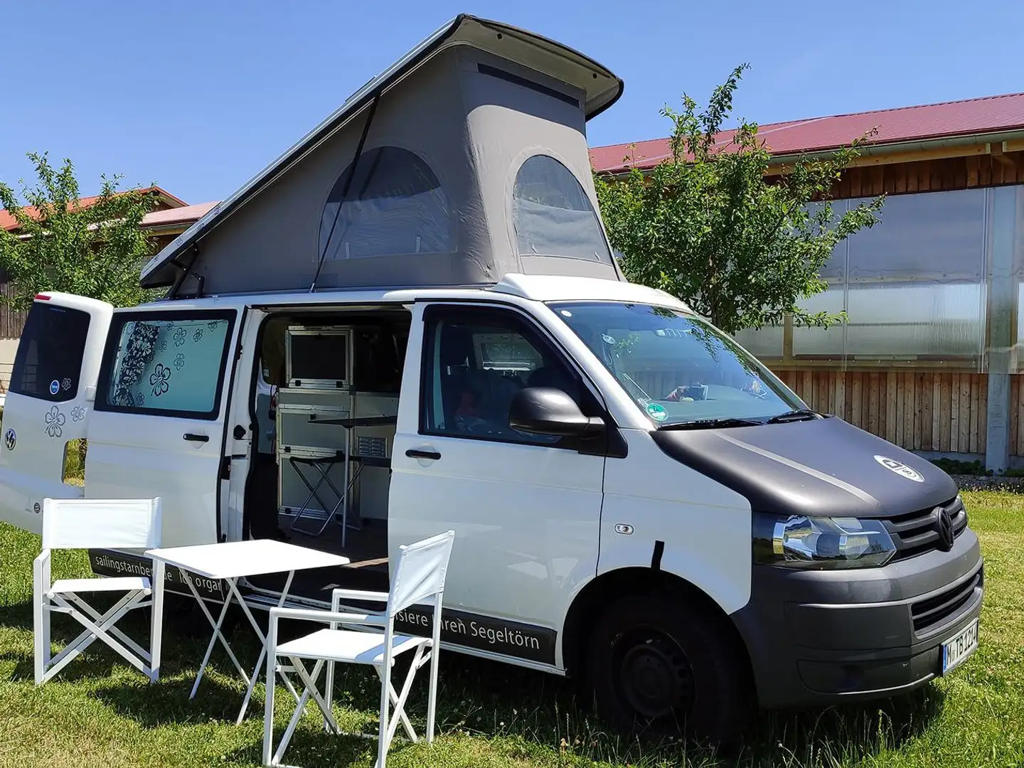 Volkswagen T5 Camper Campingumbau Weiß - 1