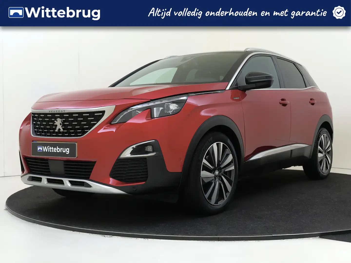 Peugeot 3008 1.2 130PK PureTech GT Line Panorama schuifkantelda Rouge - 1