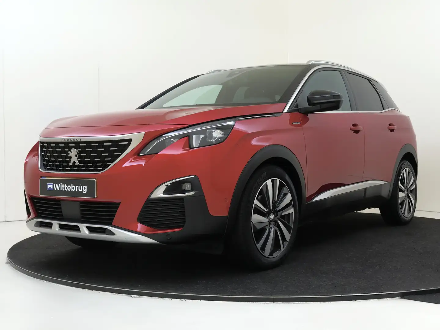 Peugeot 3008 1.2 130PK PureTech GT Line Panorama schuifkantelda Rood - 1
