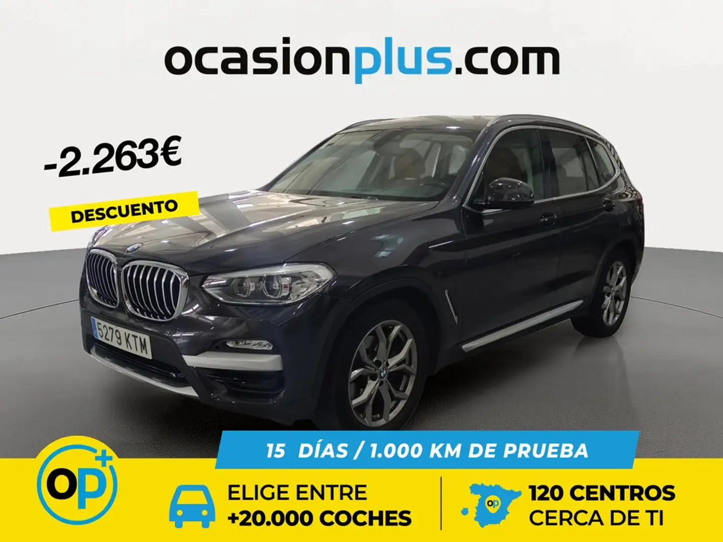 BMW X3 sDrive 18dA Business Gris - 1