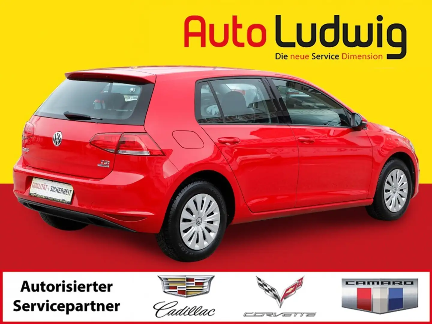 Volkswagen Golf Trendline 1,2 TSI *PARKPILOT*CLIMATRONIC*TEMPOM... Rot - 2