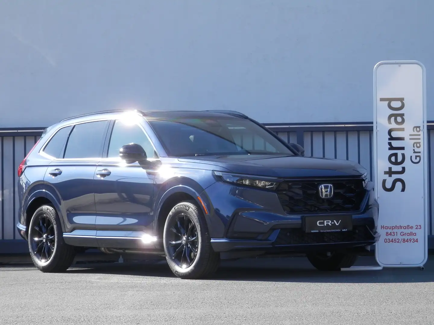 Honda CR-V 2,0 i-MMD Plug-In-Hybrid Advance Tech Aut. Blau - 1
