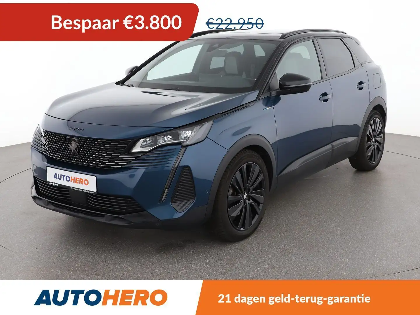 Peugeot 3008 1.6 Hybrid GT Pack Bleu - 1